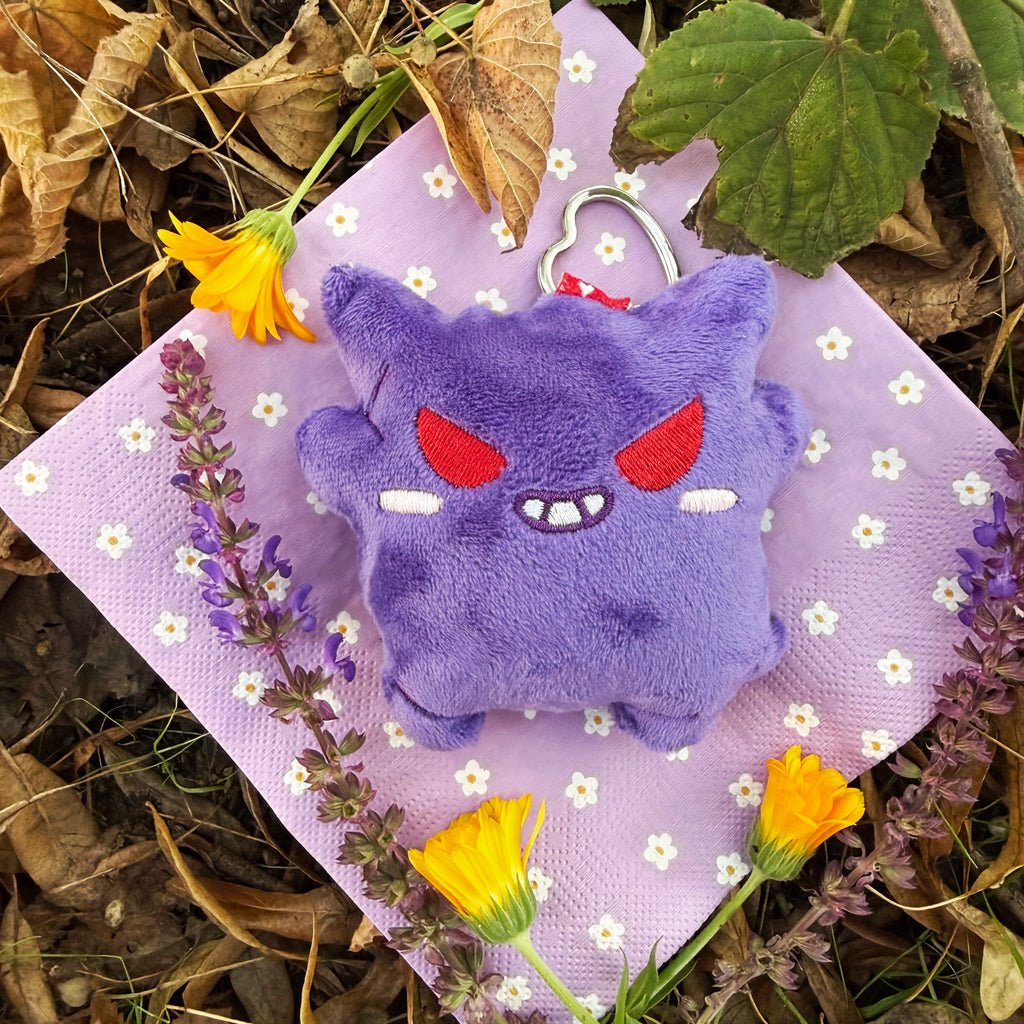 Gastly Haunter Gengar pokemon handamde breloczek