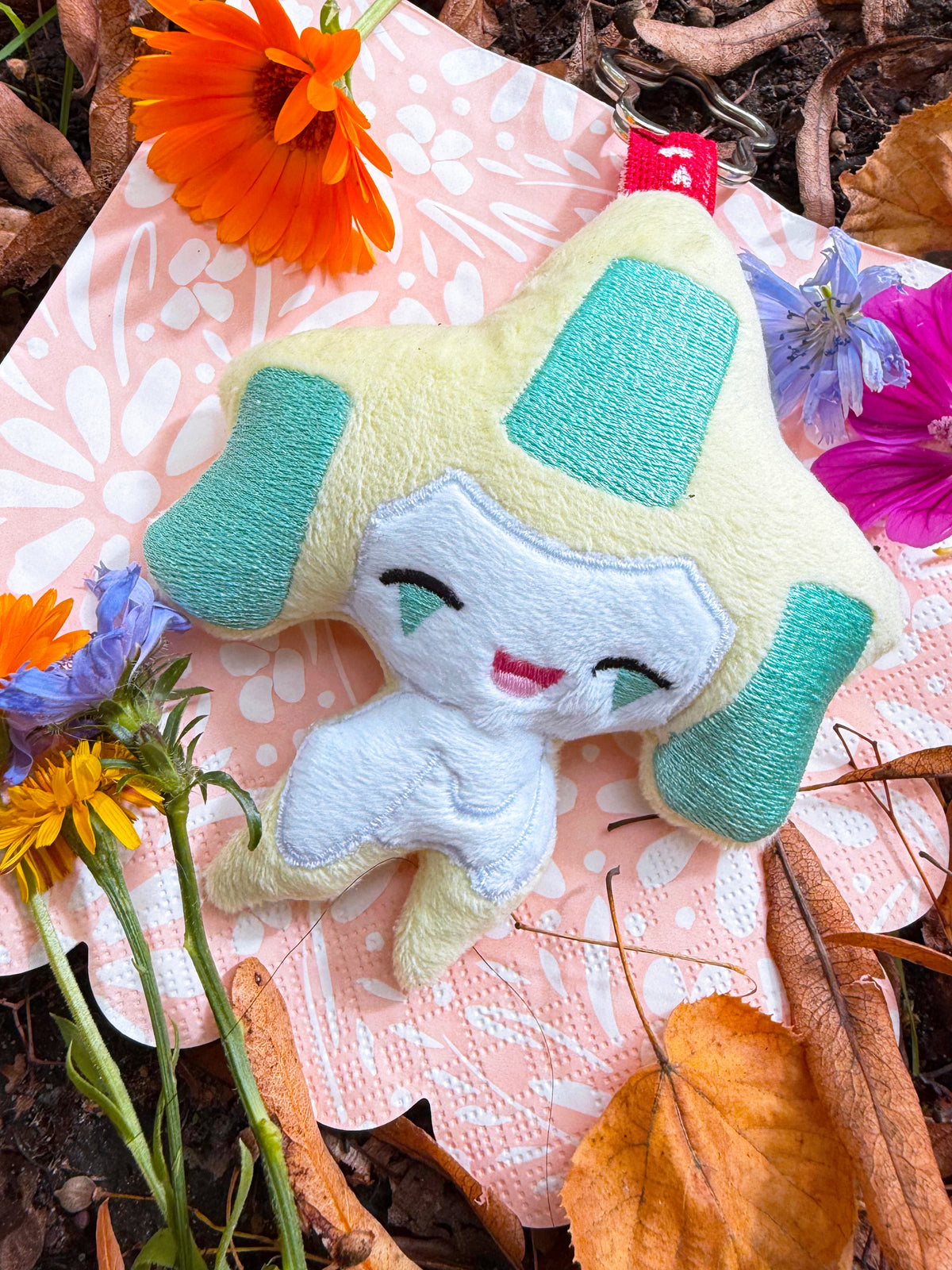 Jirachi pokemon handmade breloczek