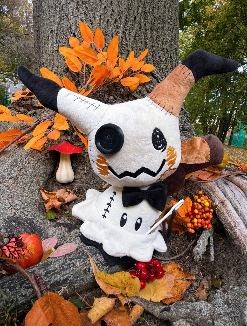 Mr. ❤ Mrs. Mimikyu halloween handmade pluszak