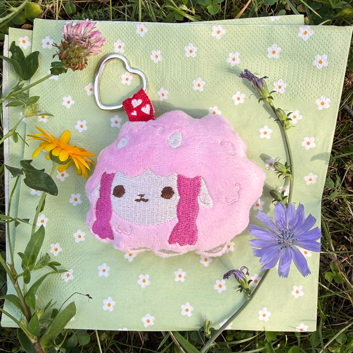Wooloo pokemon handmade breloczek