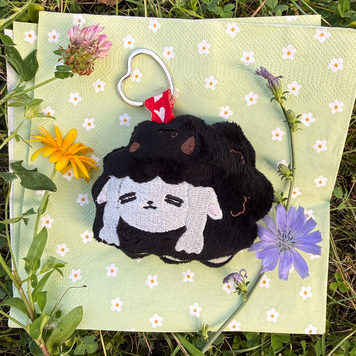 Wooloo pokemon handmade breloczek