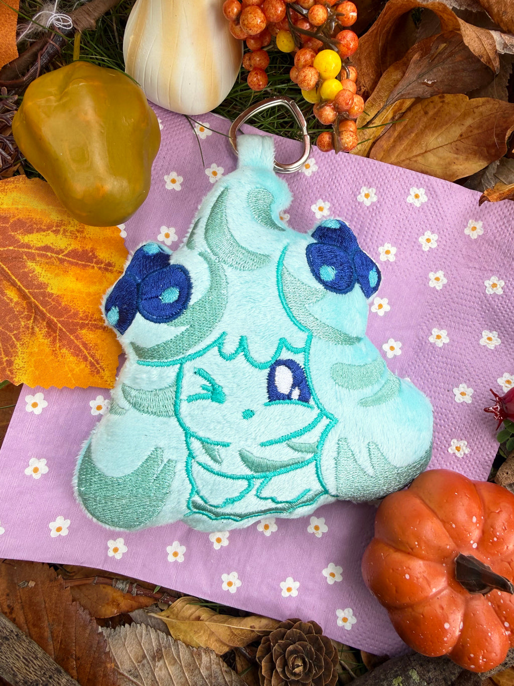Alcremie Pokemon handmade breloczek
