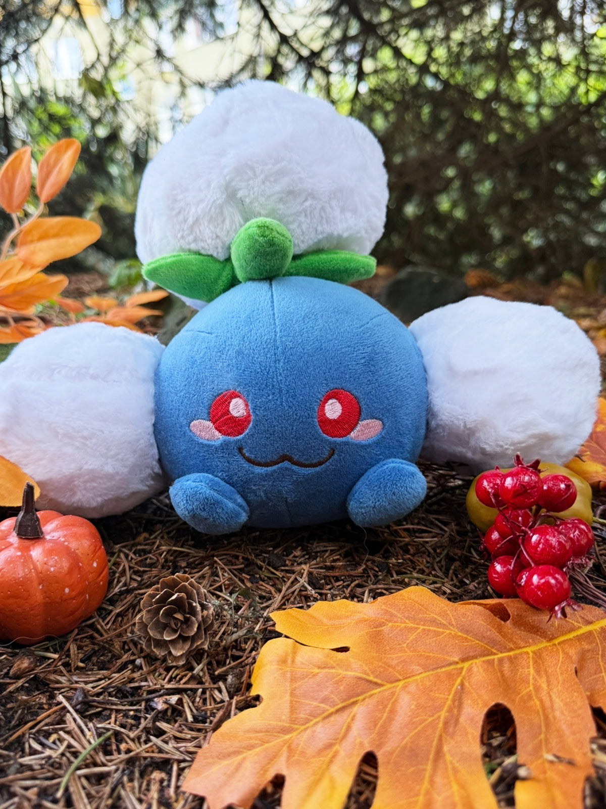 Jumpluff pokemon handamde pluszak