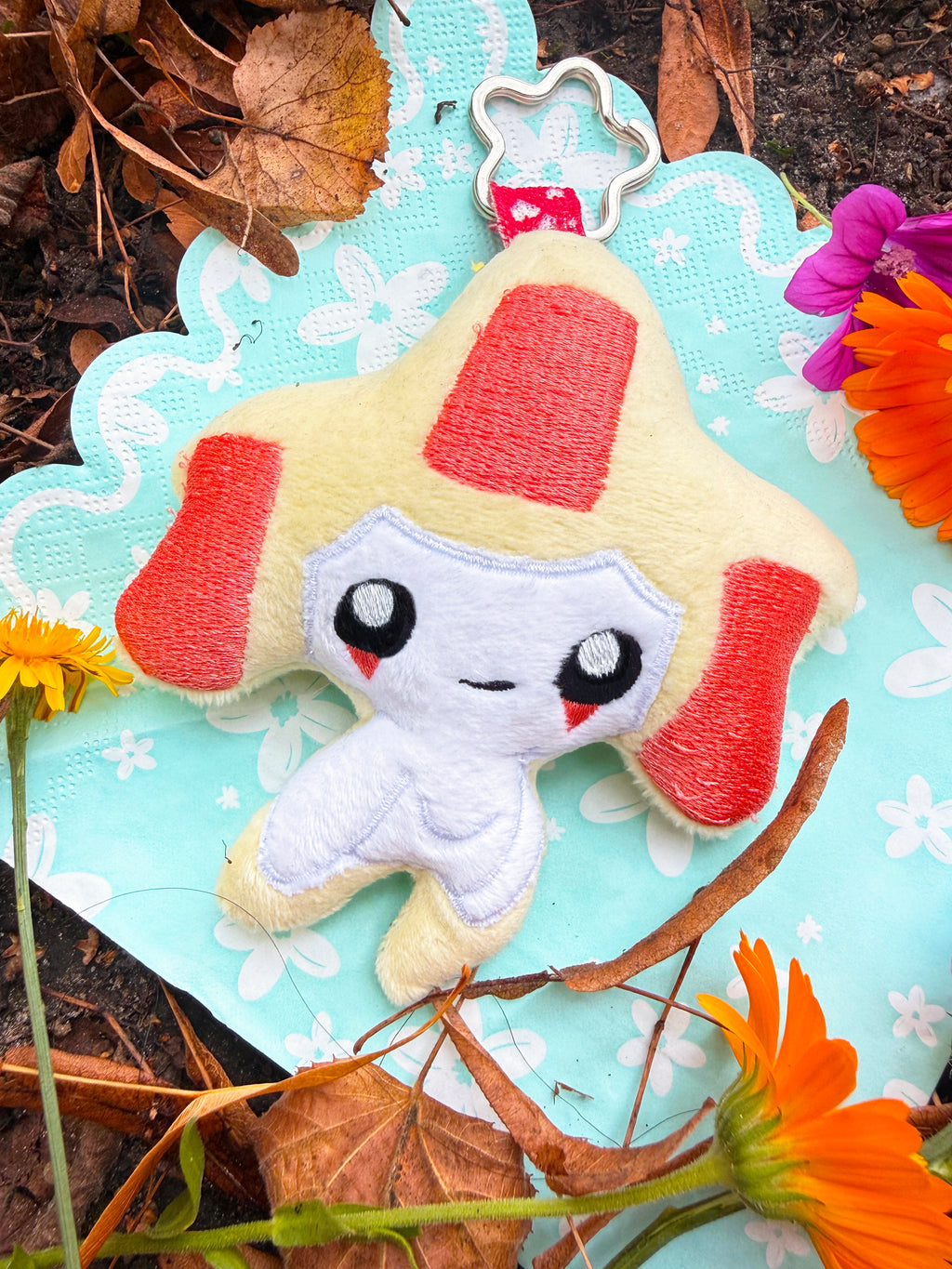 Jirachi pokemon handmade breloczek