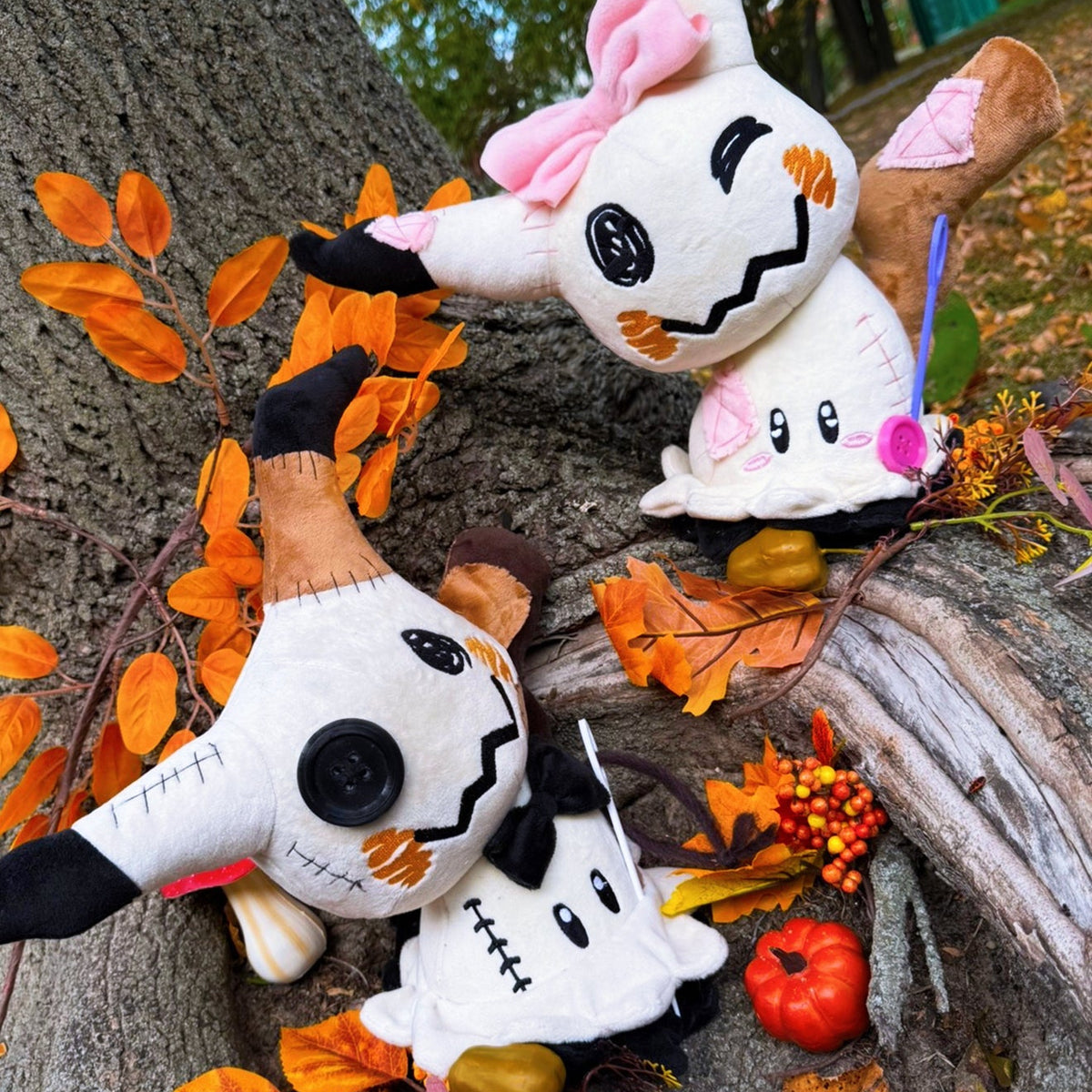 Mr. ❤ Mrs. Mimikyu halloween handmade pluszak