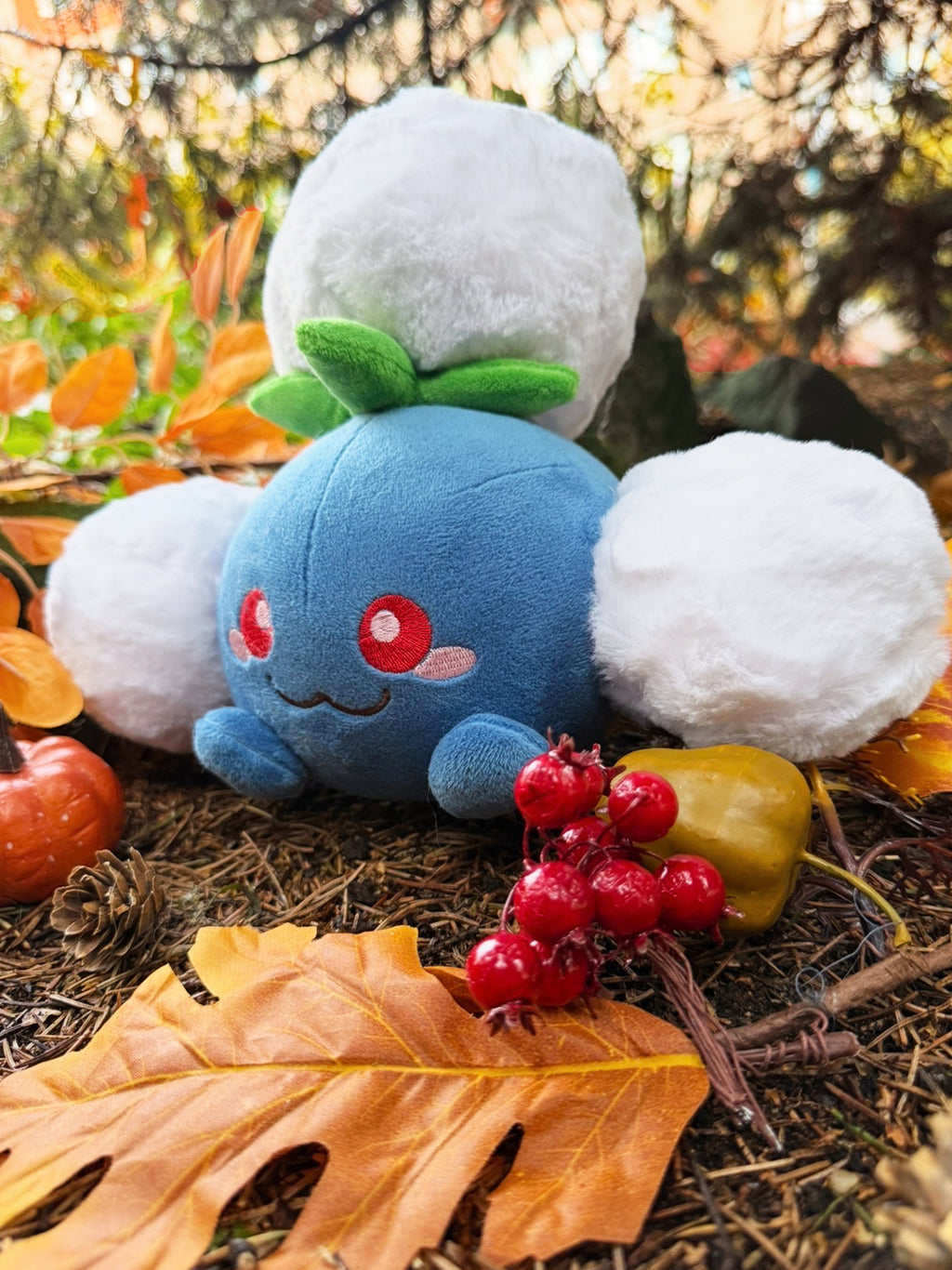 Jumpluff pokemon handamde pluszak