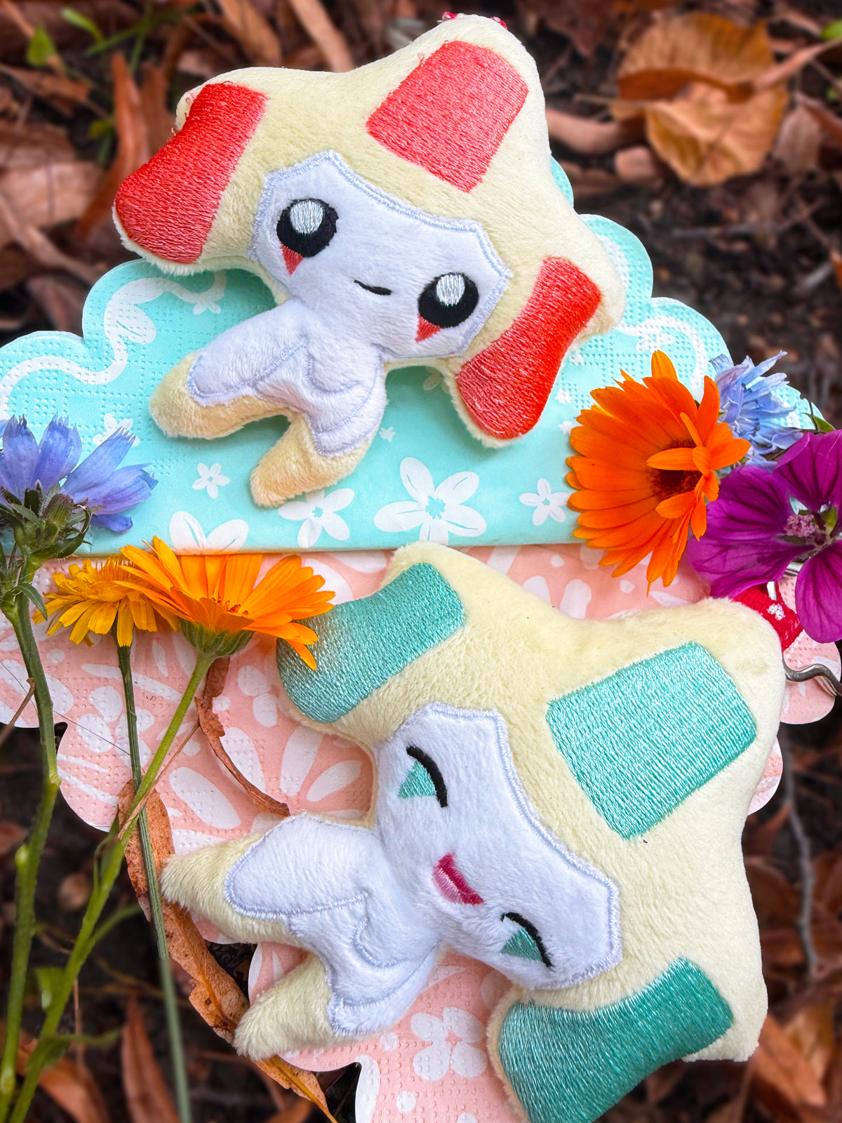Jirachi pokemon handmade breloczek